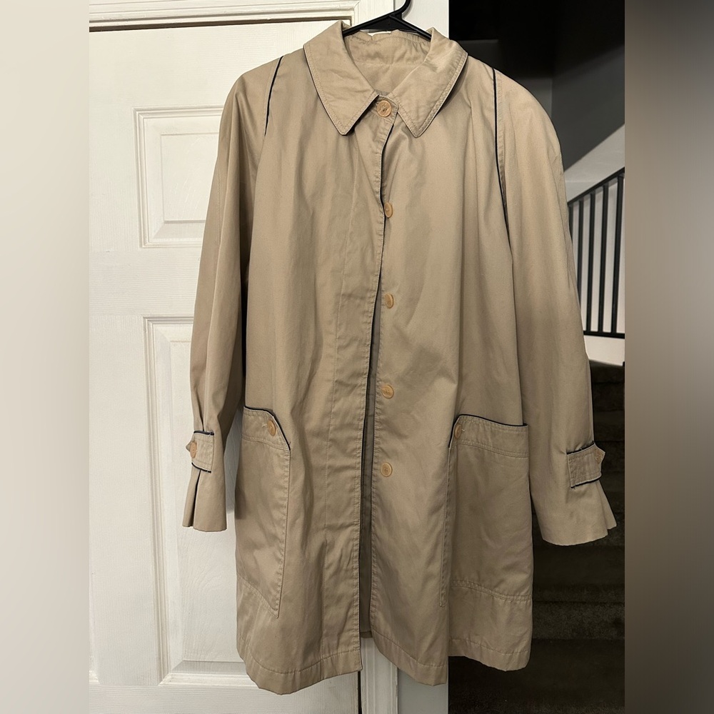 Vintage Brem Rainwear Trench Coat Size 16